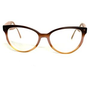 Prada VPR 01U Cat Eye Eyeglasses Brown Pink Gradient 54-17-140 VX5-101